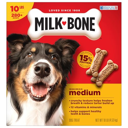 Milk-Bone Original box and biscuits evoke daily joy in dogs.