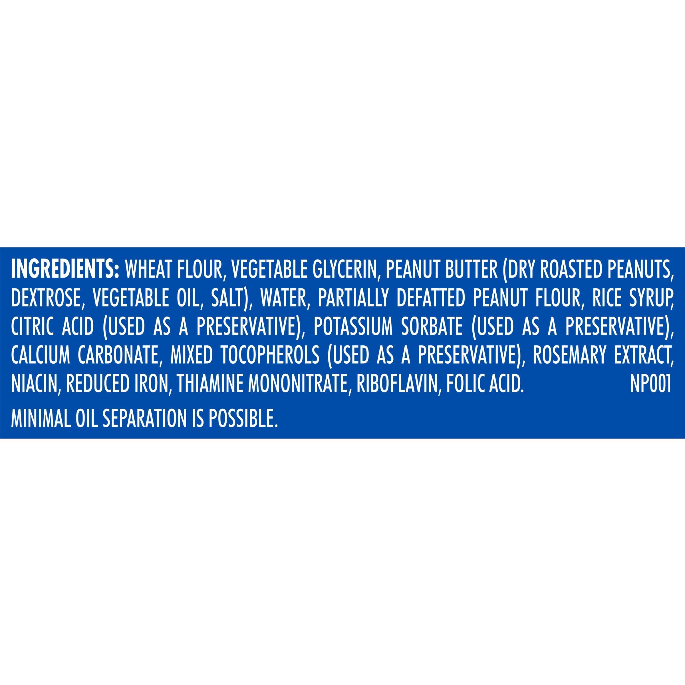 Ingredients label highlights no artificial flavors or fillers
