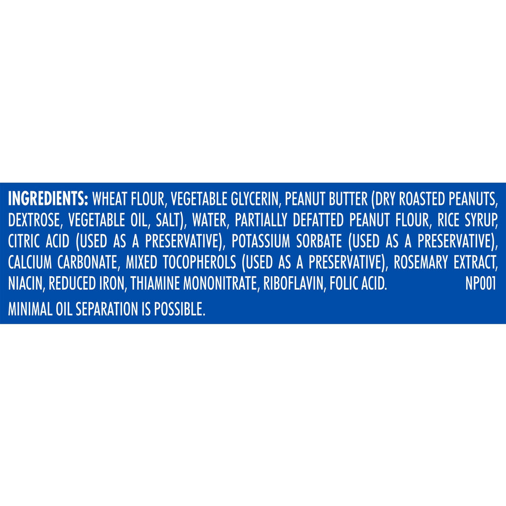 Ingredients label highlights no artificial flavors or fillers