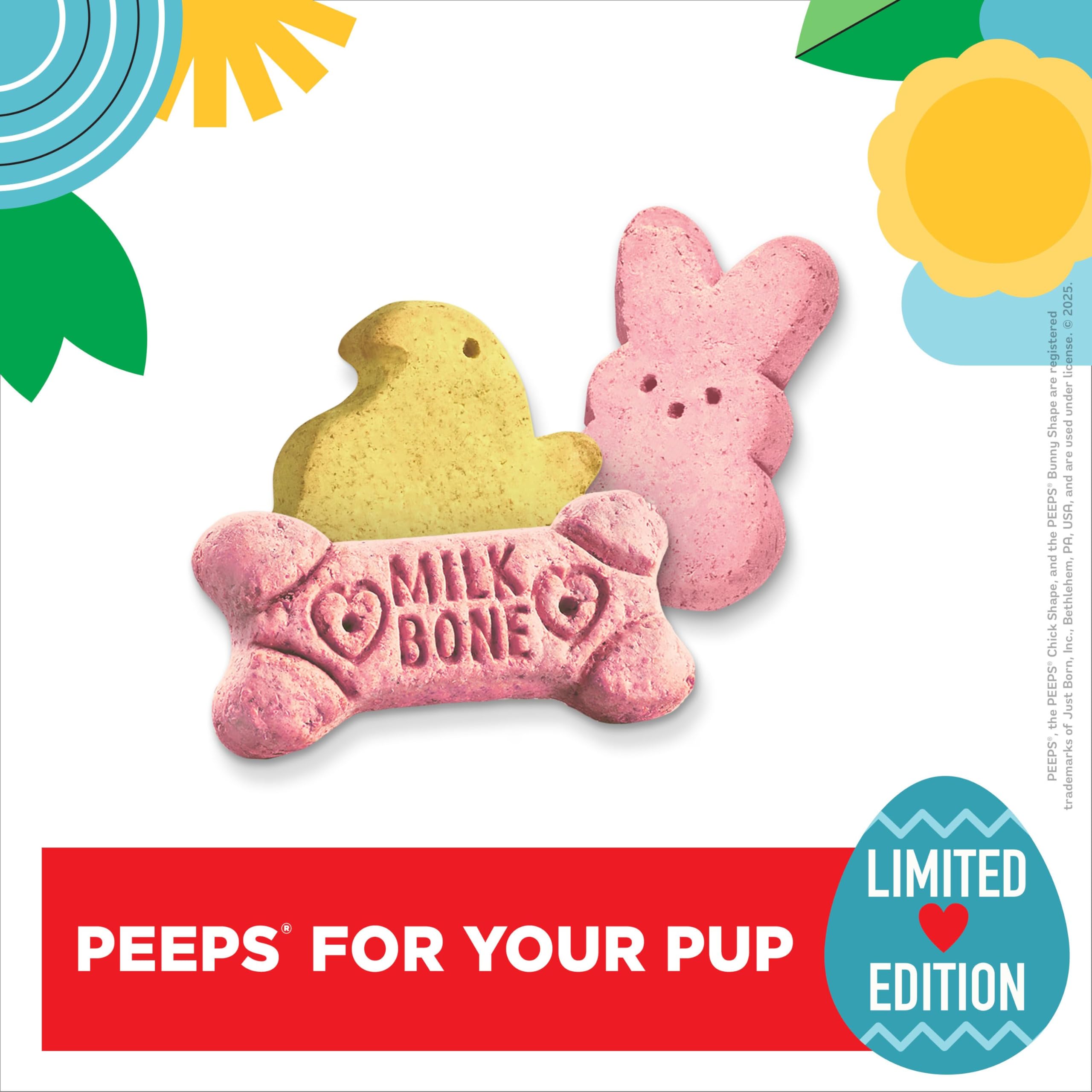 Milk-Bone PEEPS chick shape treats ideal for Easter gift baskets