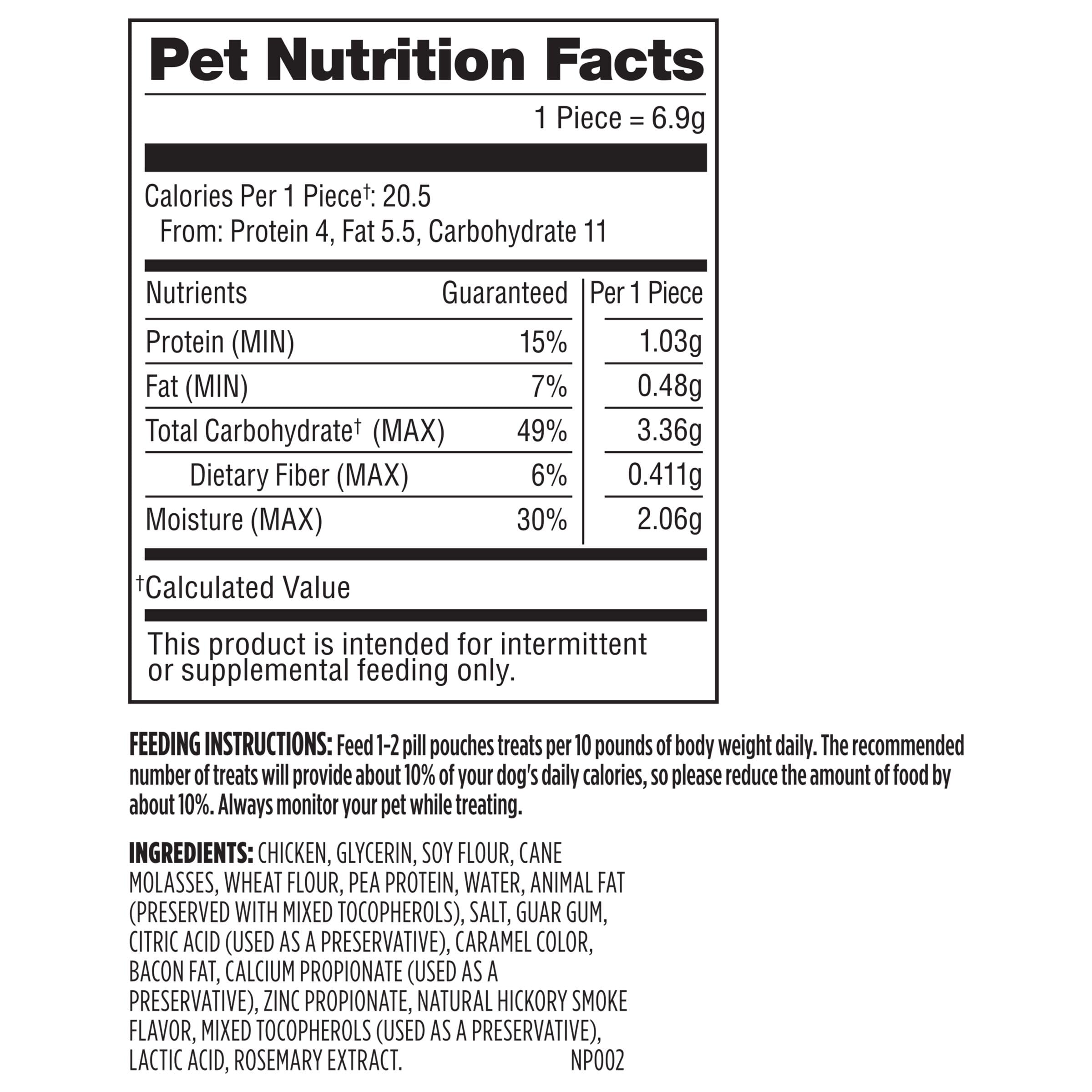 Milk-Bone Pill Pouches produced in Topeka, Kansas, USA ensures quality.