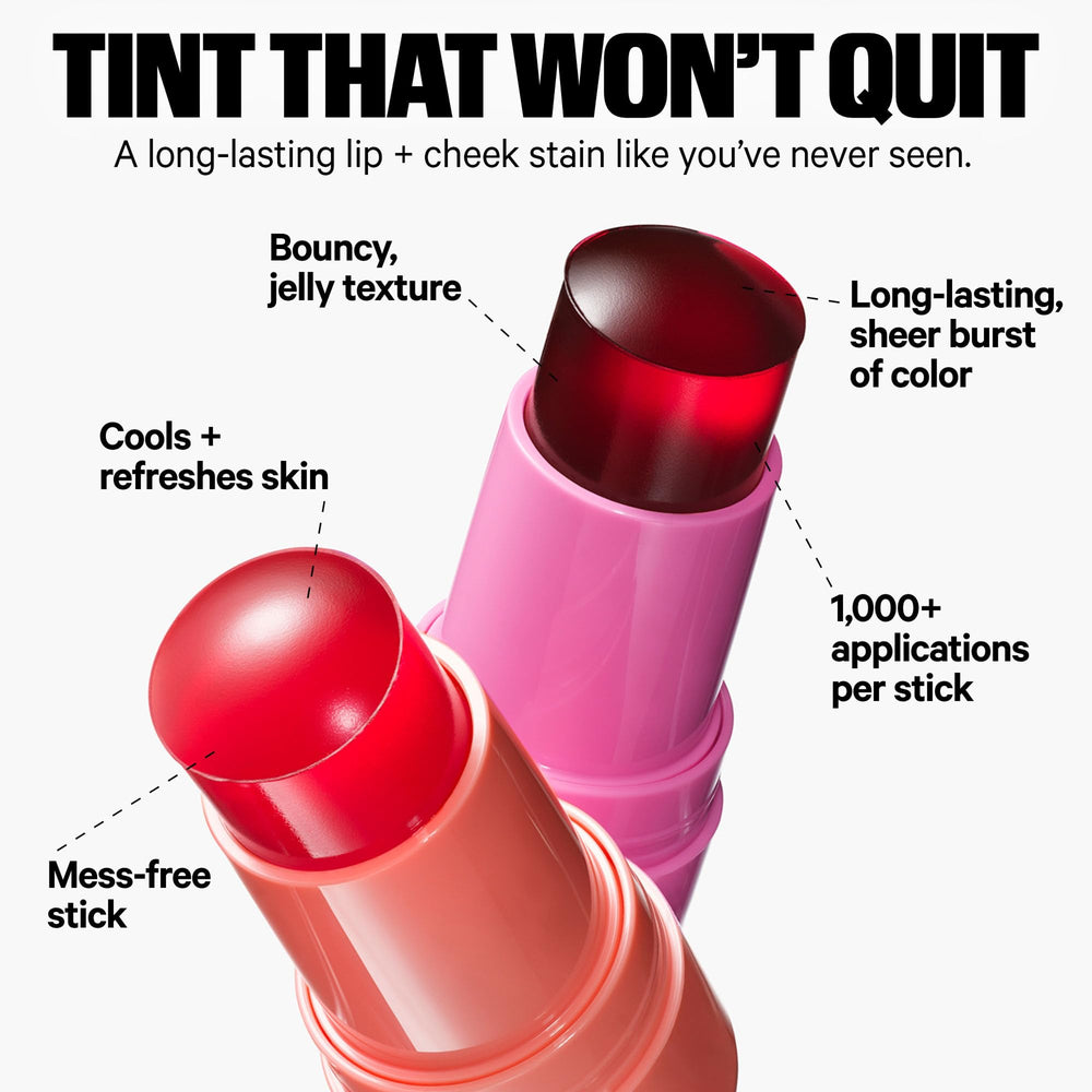 Milk Makeup Balmade Electrolyte Lip Balm Werk Out hydrates with soft tint
