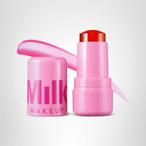 Milk Makeup Cooling Water Jelly Tint cheek blend showing natural glow.
