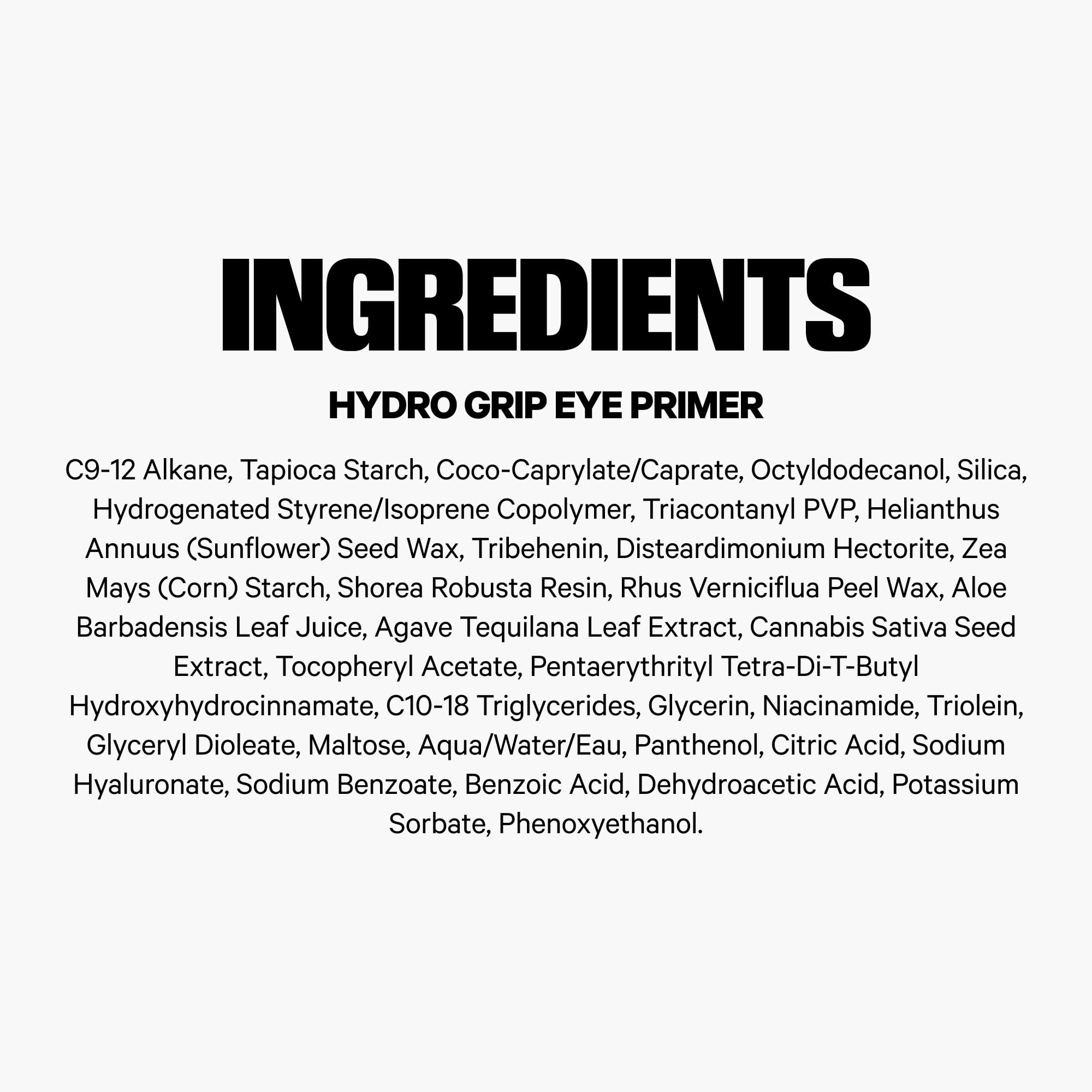 Milk Makeup Hydro Grip Eye Primer with Hyaluronic Acid hydrates lids