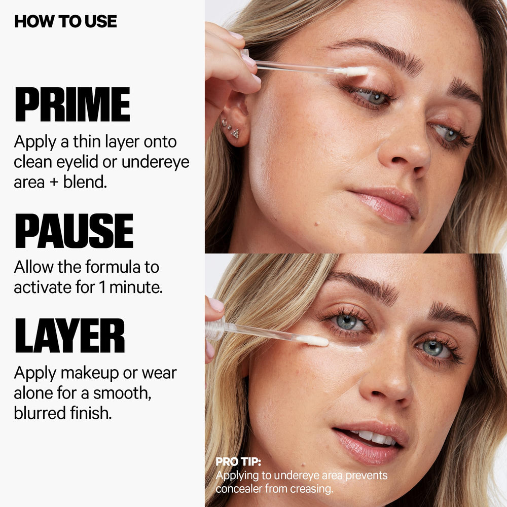 Milk Makeup Hydro Grip Eye Primer transparent finish on lids