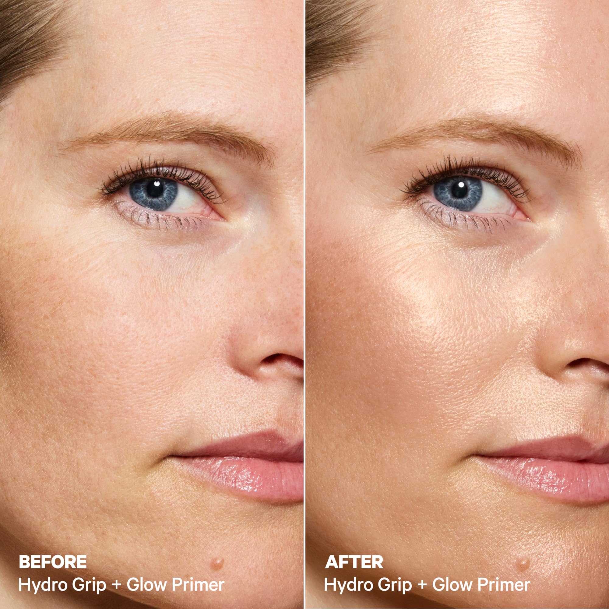 Milk Makeup Hydro Grip Glow Primer application massage enables easy even blending