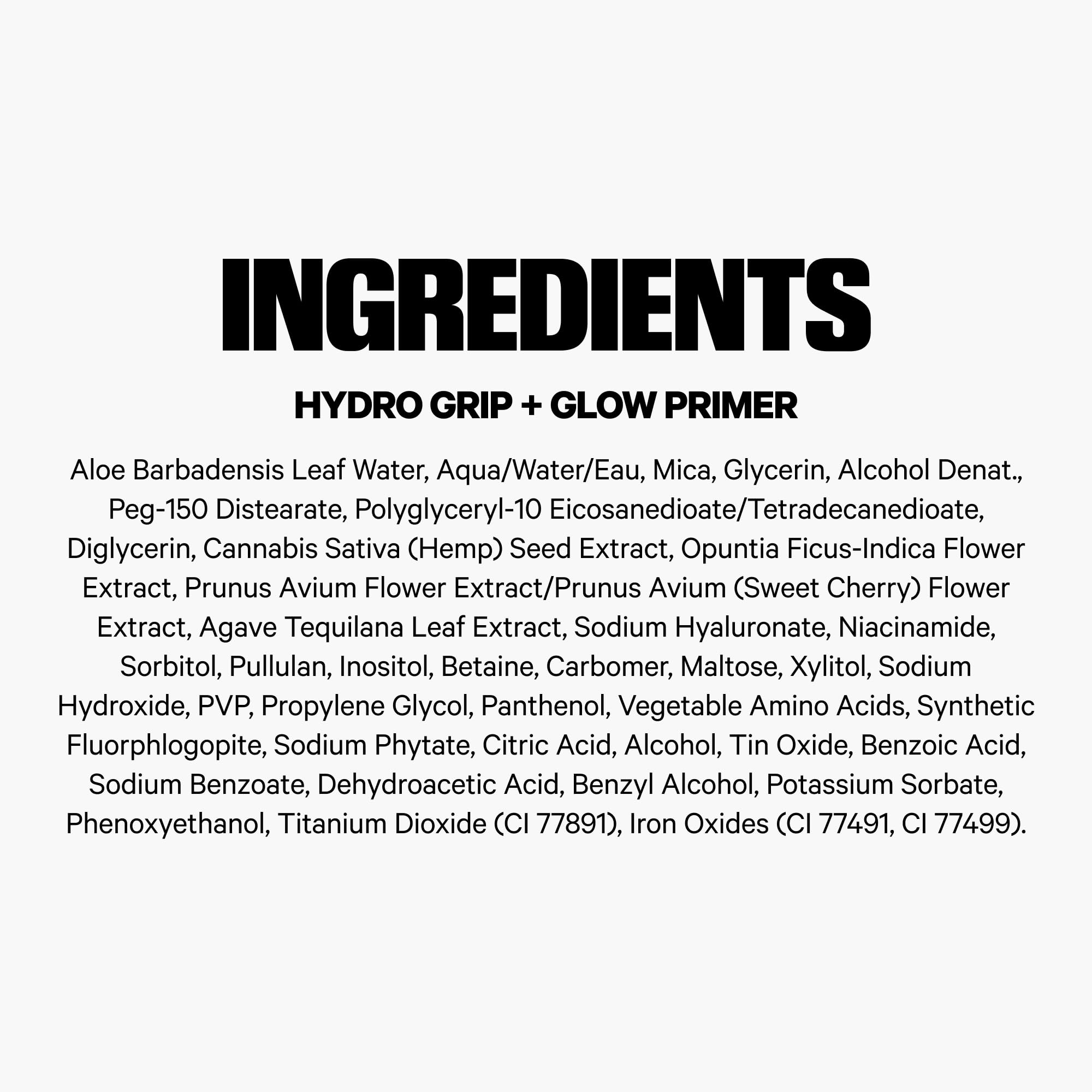 Milk Makeup Hydro Grip Glow Primer luminous base extends makeup longevity