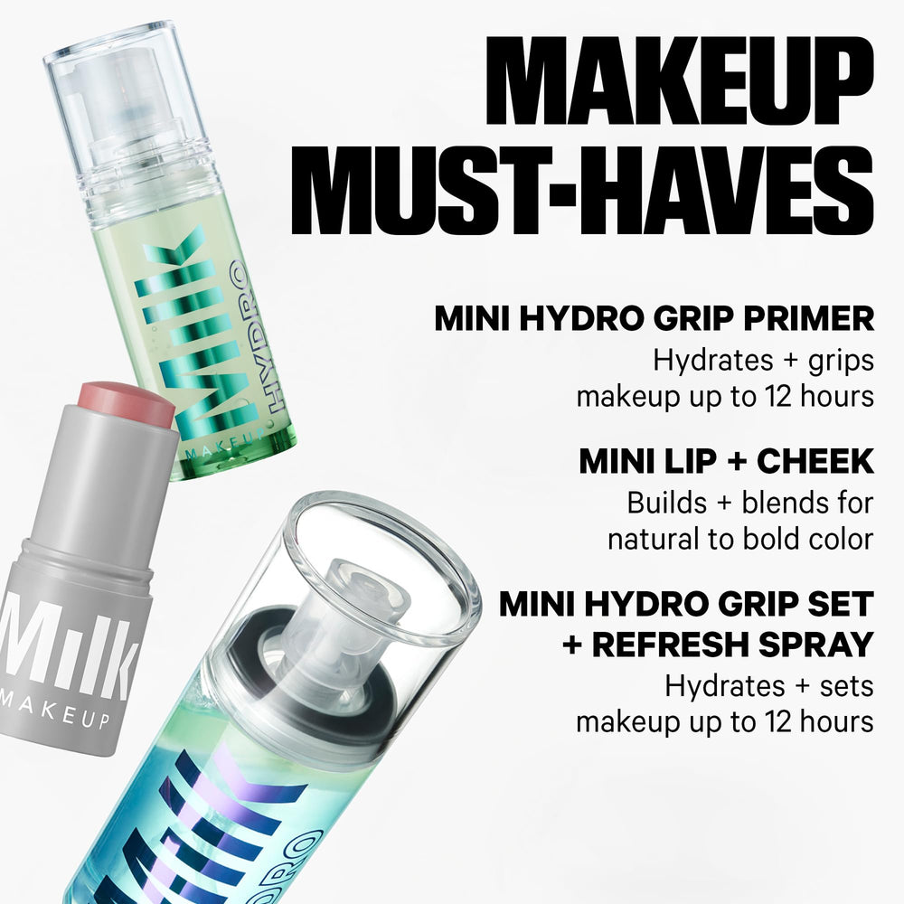 Milk Makeup Hydro Grip Primer pump enables smooth, even application.