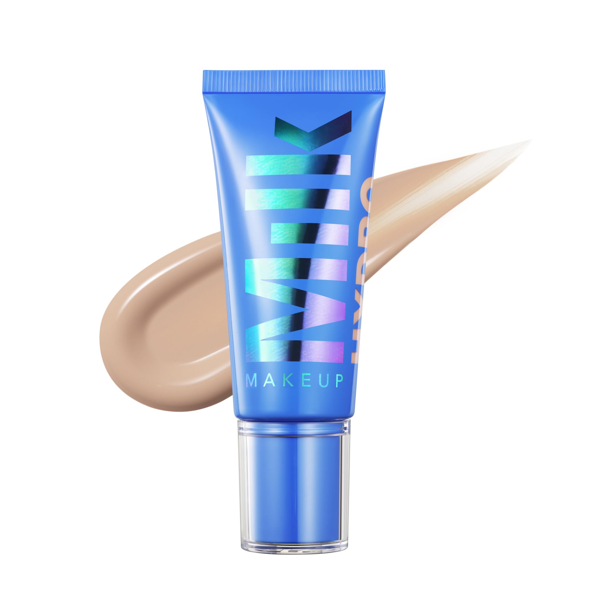 Milk Makeup Hydro Grip tint bottle closeup highlights long-lasting hydration and dewy radiance.