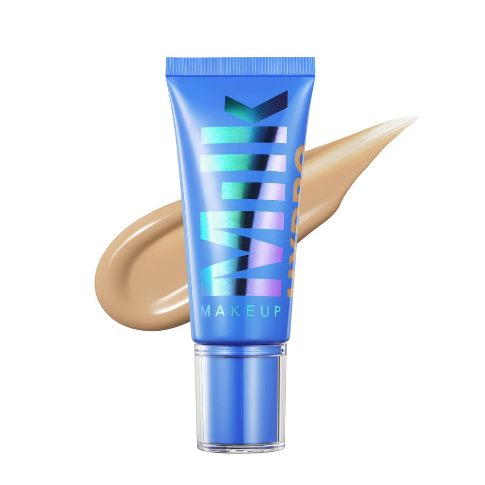 Milk Makeup Hydro Grip tint bottle close-up with dewy finish.