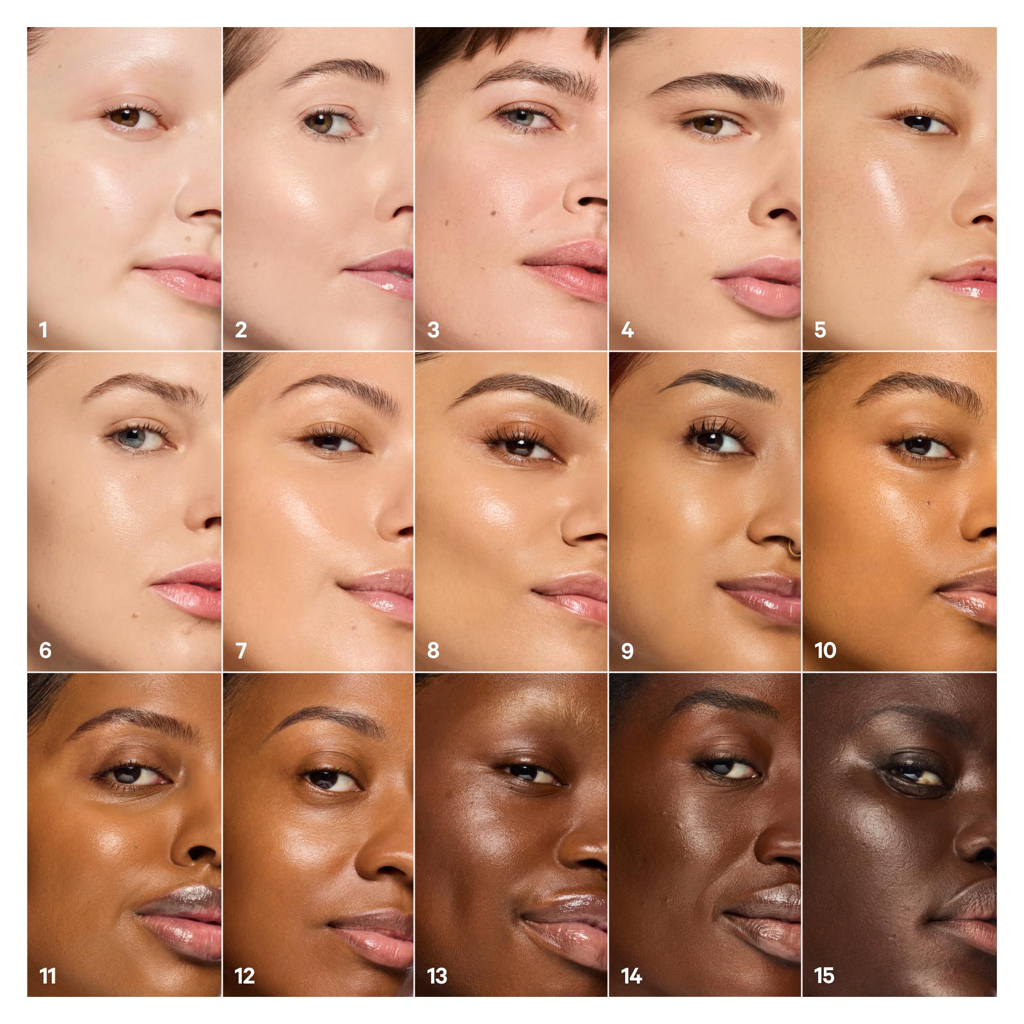 Milk Makeup Hydro Grip tint light swatch on skin reveals natural glow.