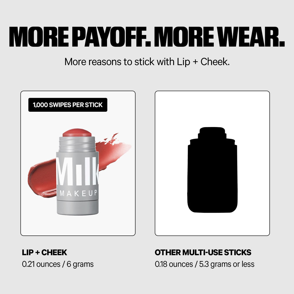 Lip and Cheek Stick packaging showing compact travel-friendly design