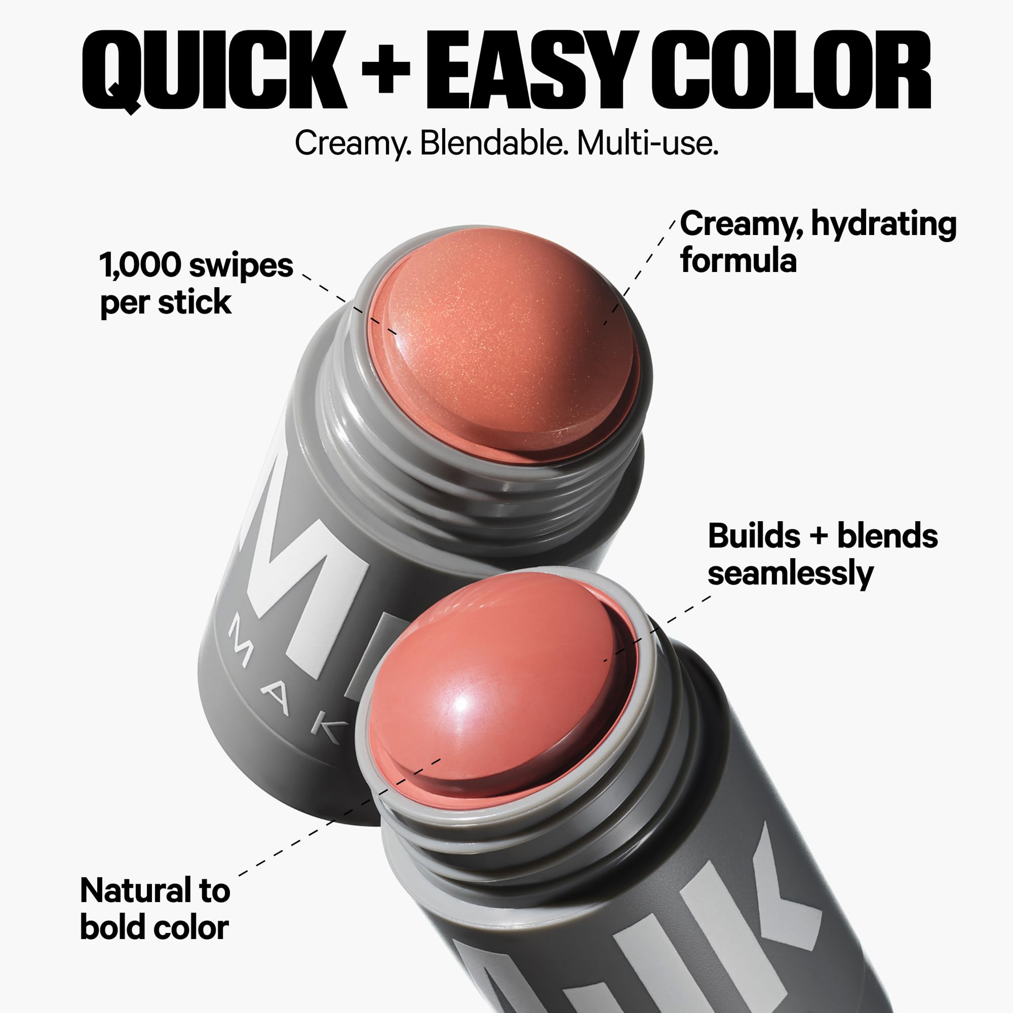 Milk Makeup Lip and Cheek Stick twist-off cap close-up