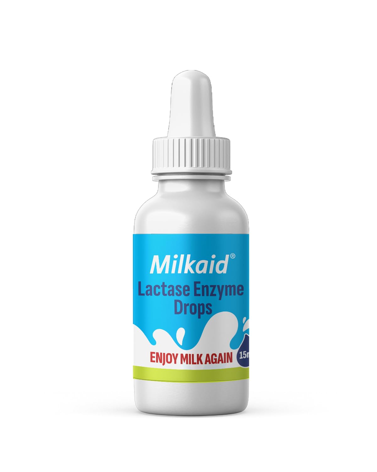 Milk being poured over cereal after Milkaid treatment for lactose digestion