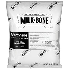Milk-Bone MaroSnacks crunchy exterior and savory center provide satisfying texture.