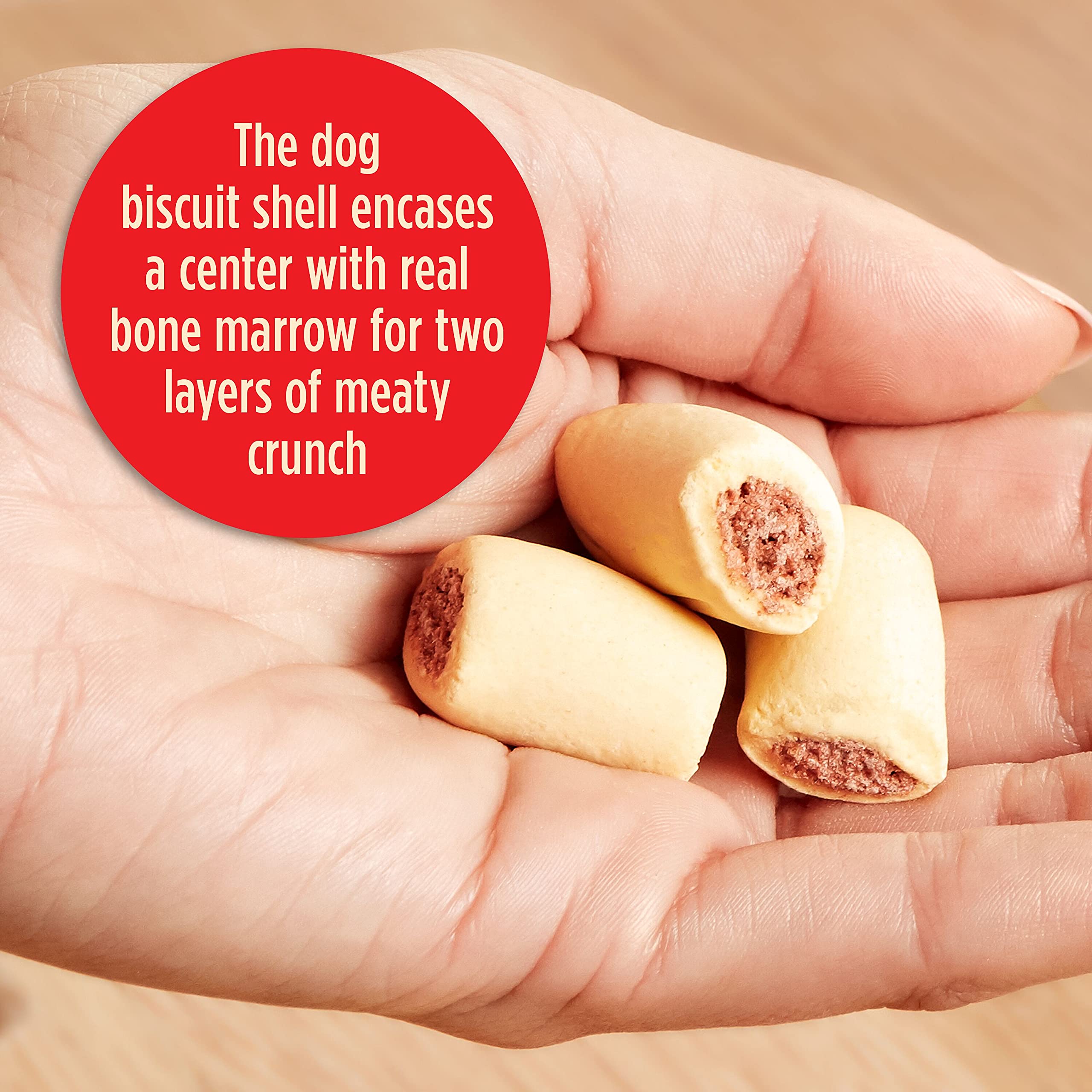 Milk-Bone MaroSnacks natural coloring from plants keeps treats vibrant.