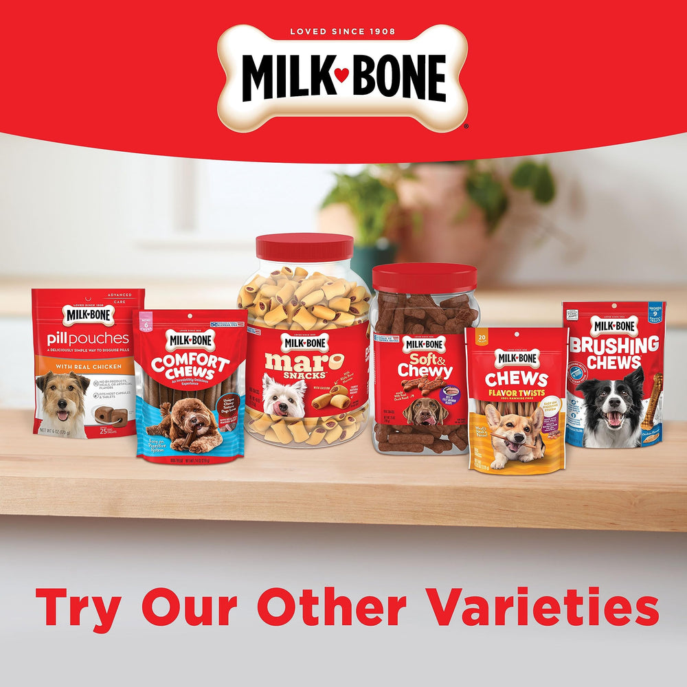 Milk-Bone MaroSnacks suitable for dogs of all sizes.