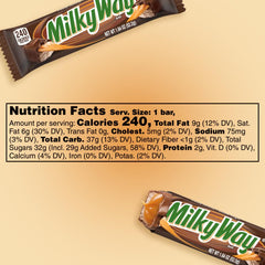 Milky Way candy bars 36-pack individually wrapped for gifting or jars.