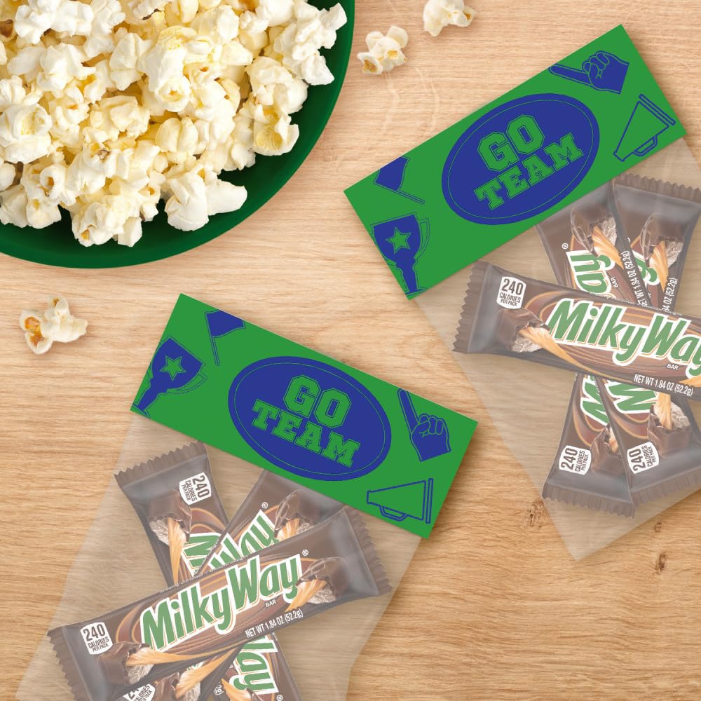 Milky Way desk snacks: 1.84 oz bars, ideal for quick office treats.
