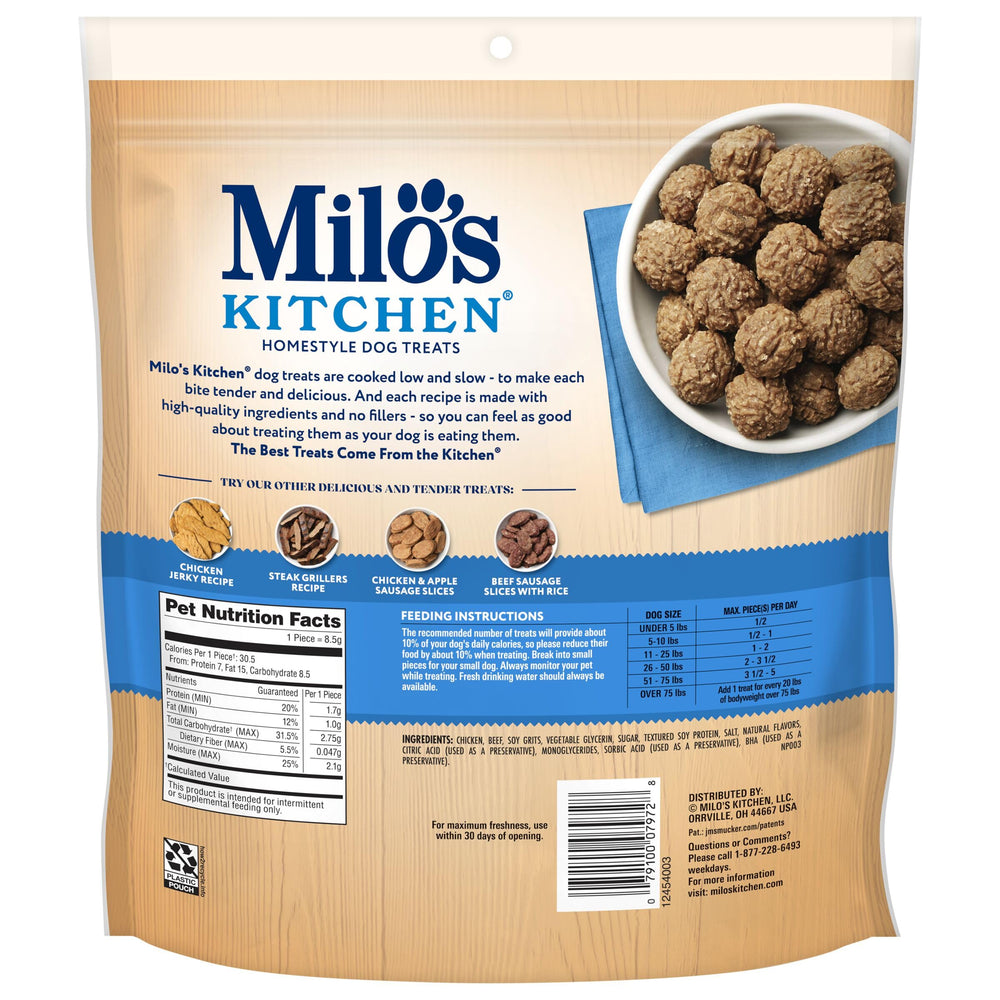Produced in Spanish Fork, Utah, Milo’s Kitchen quality