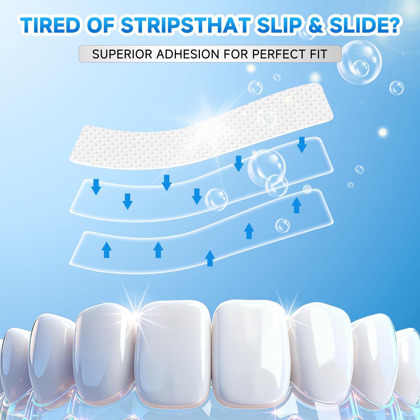 Milumber strips provide enamel-safe adhesion with gentle whitening action