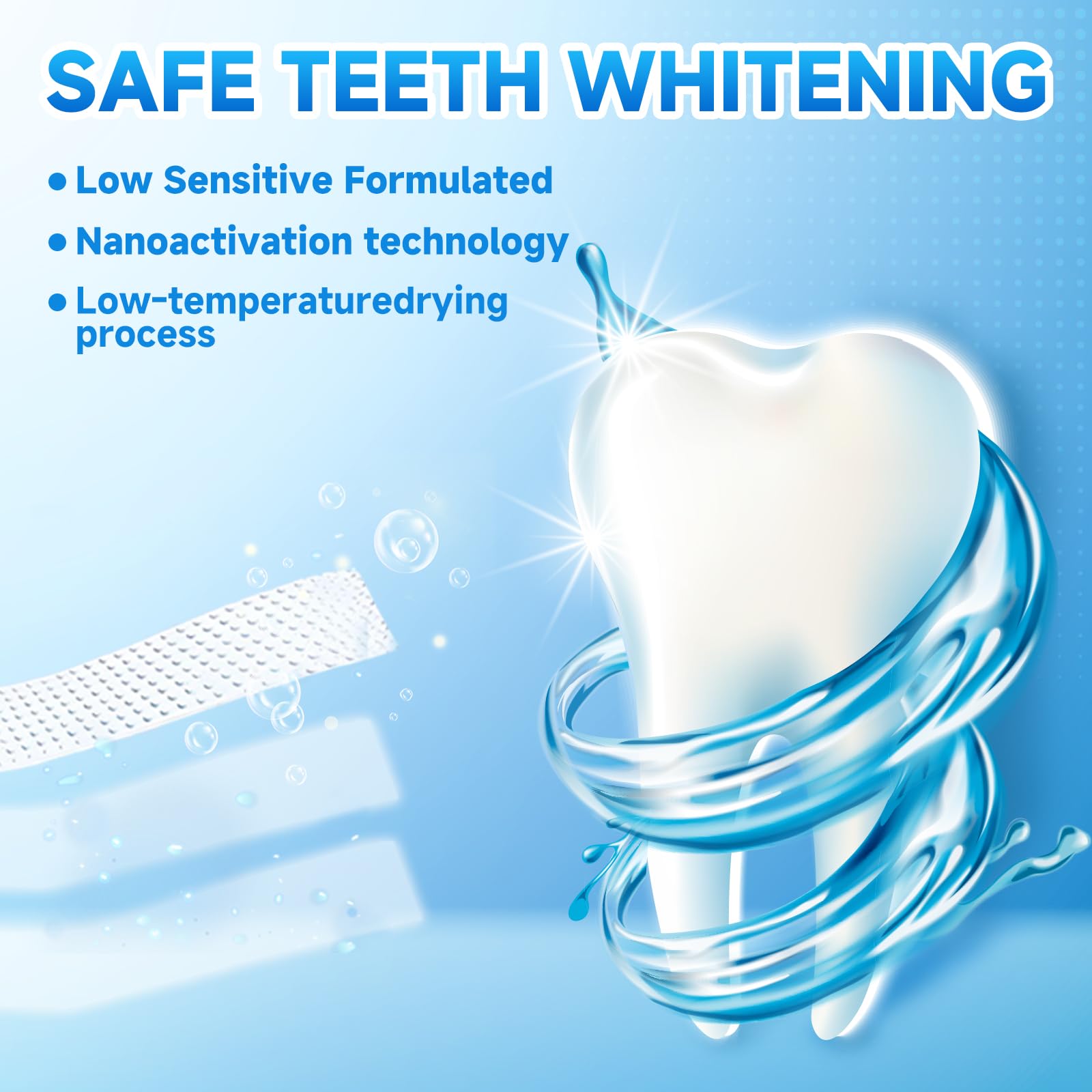 Milumber full course includes 42 strips across 3 whitening sessions
