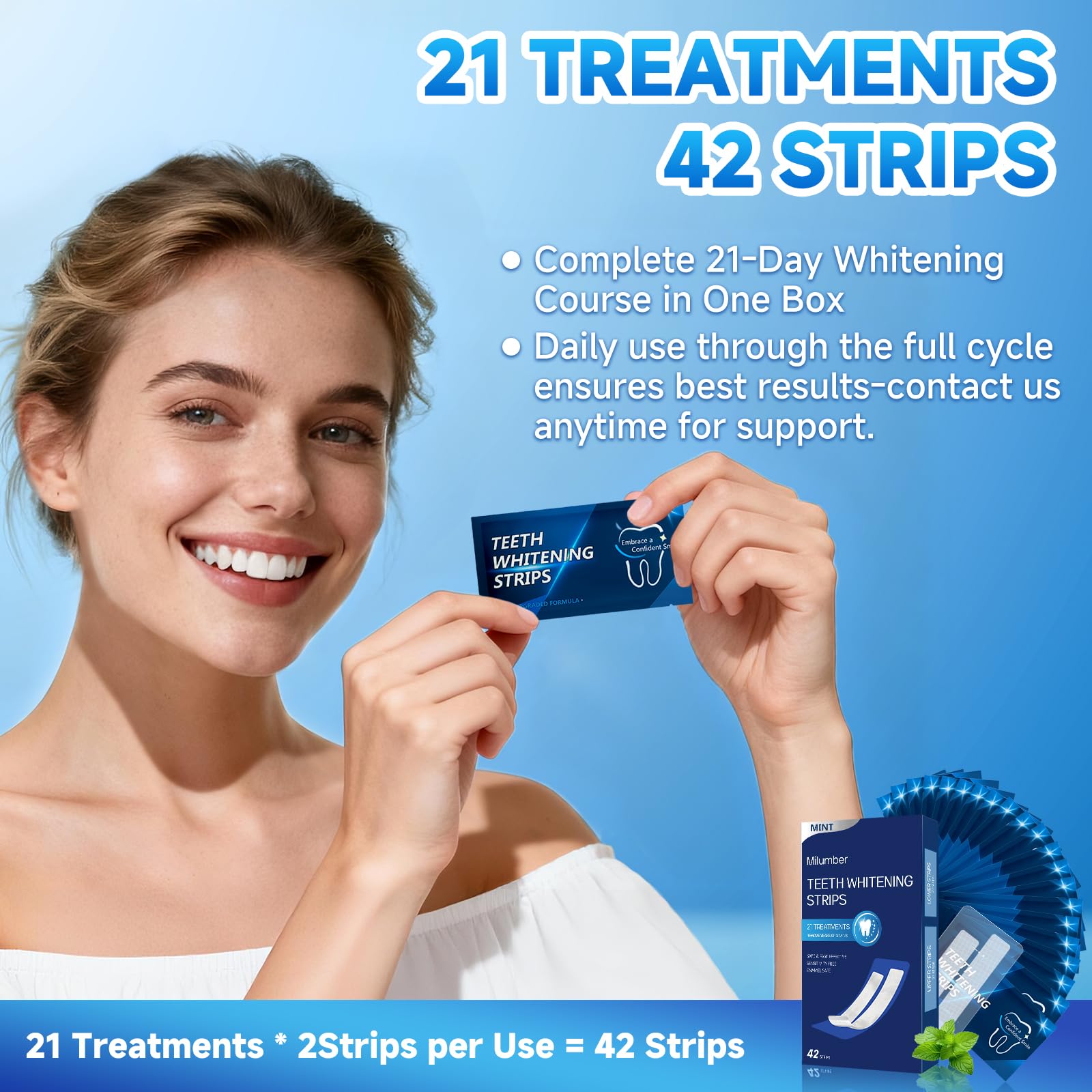 Milumber strips are portable and suitable for home, office, or travel use