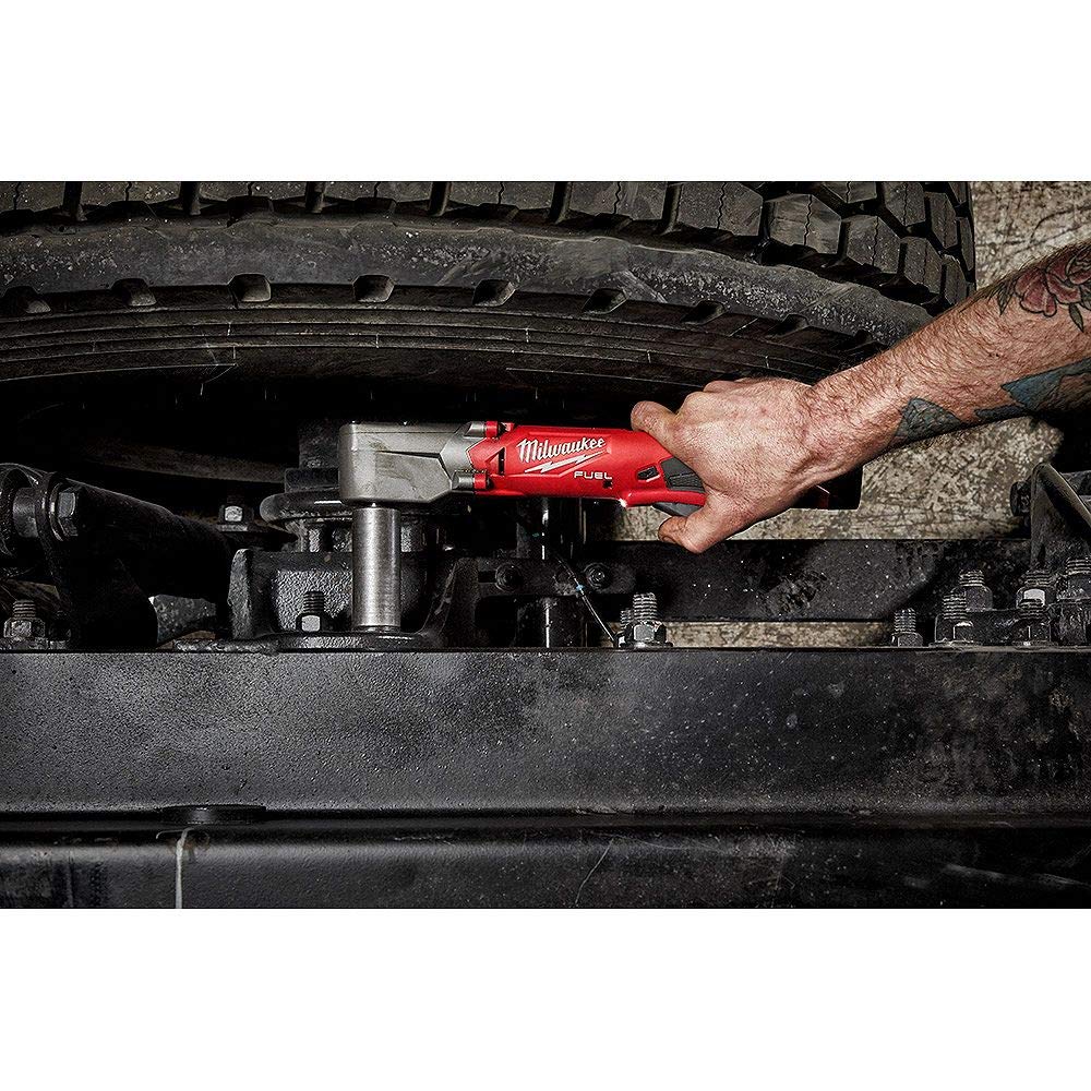 Milwaukee 2565-20 ergonomic grip promotes precise control.