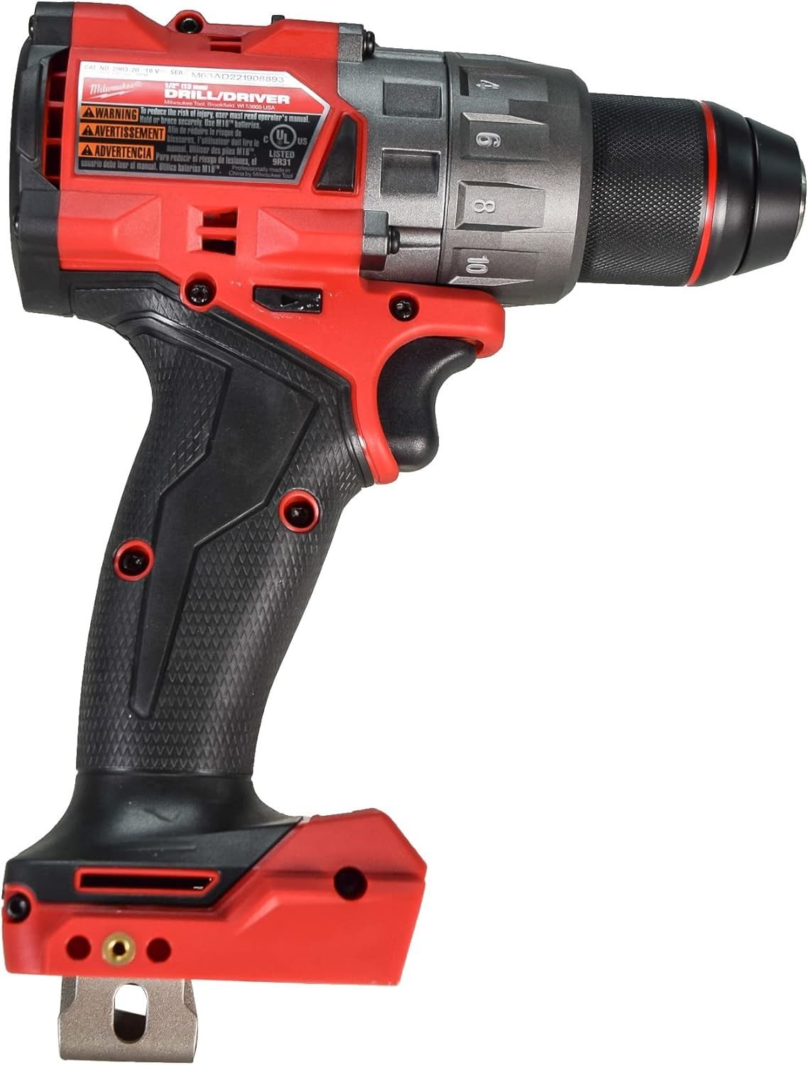 Milwaukee 2903-20 Auto-Stop control enhances safety during binding.