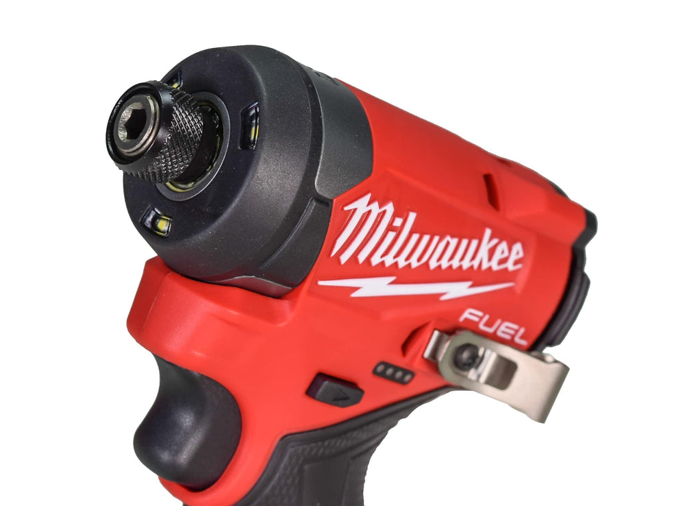 Milwaukee 3453-20 torque close-up showing brushless motor and high torque