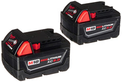 Milwaukee 48-59-1812 charger front view highlighting multi-voltage compatibility.