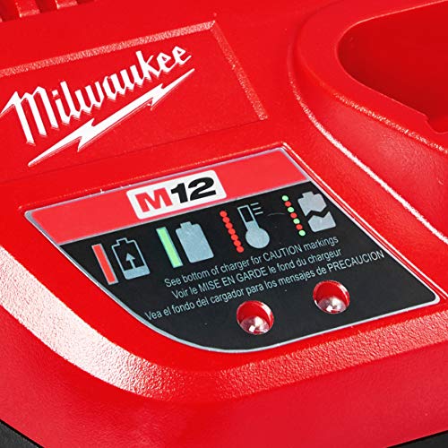 Milwaukee 48-59-2401 wall-mount hooks keep the charger organized and accessible