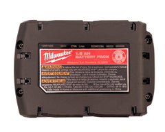 Milwaukee M18 battery – charger compatibility for versatile charging on site.