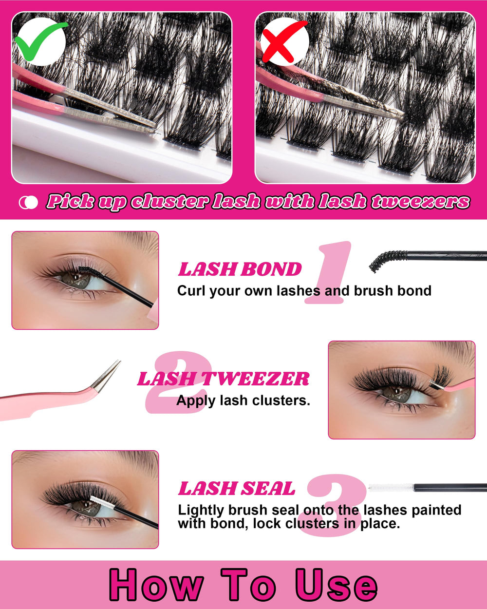 MilyBest featherlight lashes offer weightless comfort and seamless blending