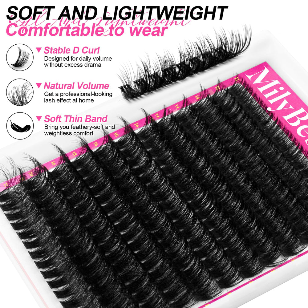 D Curl lashes close-up highlighting wispy volume and flexible band comfort