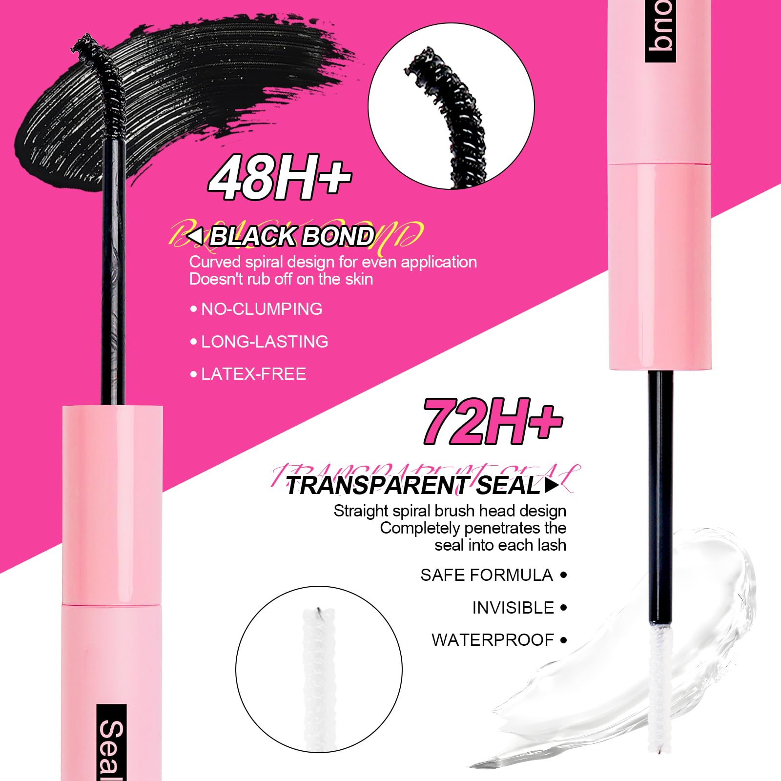 Quick-dry lash glue included for fast, clean application