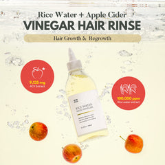Mimosu Apple Cider Vinegar Hair Rinse label closeup highlights gentle cleansing.