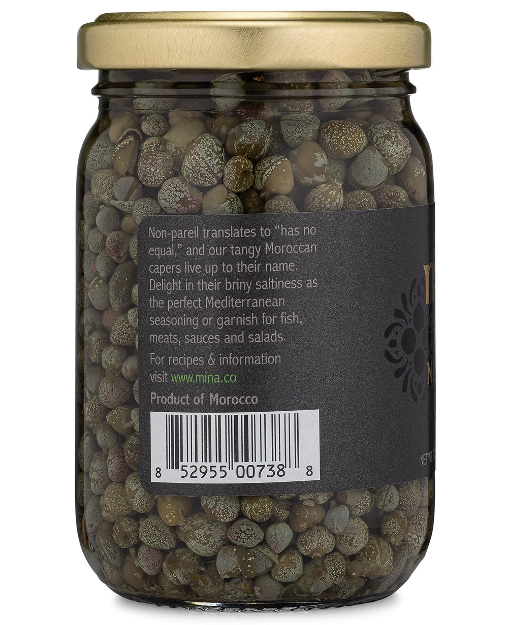 Mina Capers Non Pareil brighten salads and pastas with zesty brine