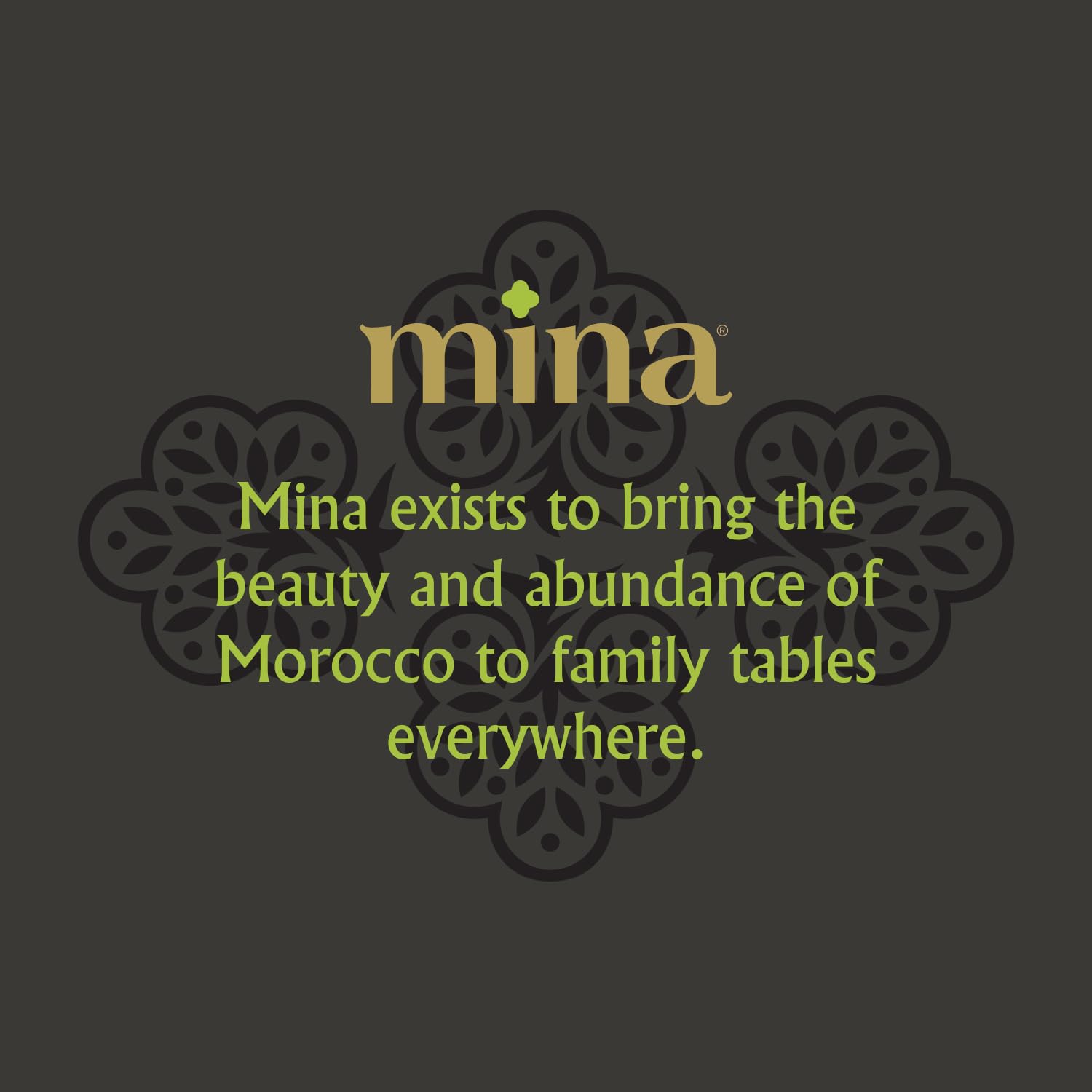Mina Moroccan olive oil being poured for dressings and finishing sauces