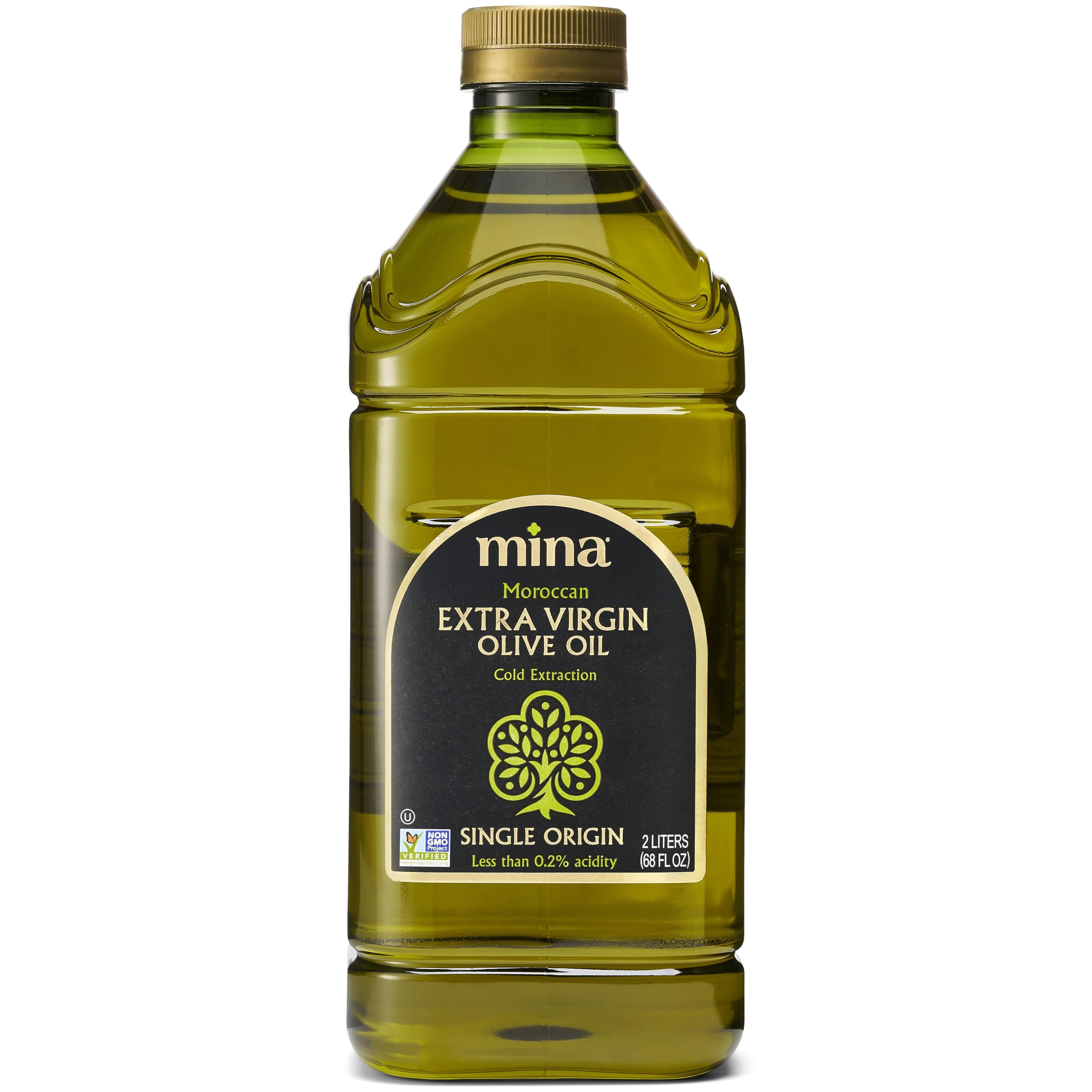 Mina Moroccan olive oil bottle ready for everyday cooking.