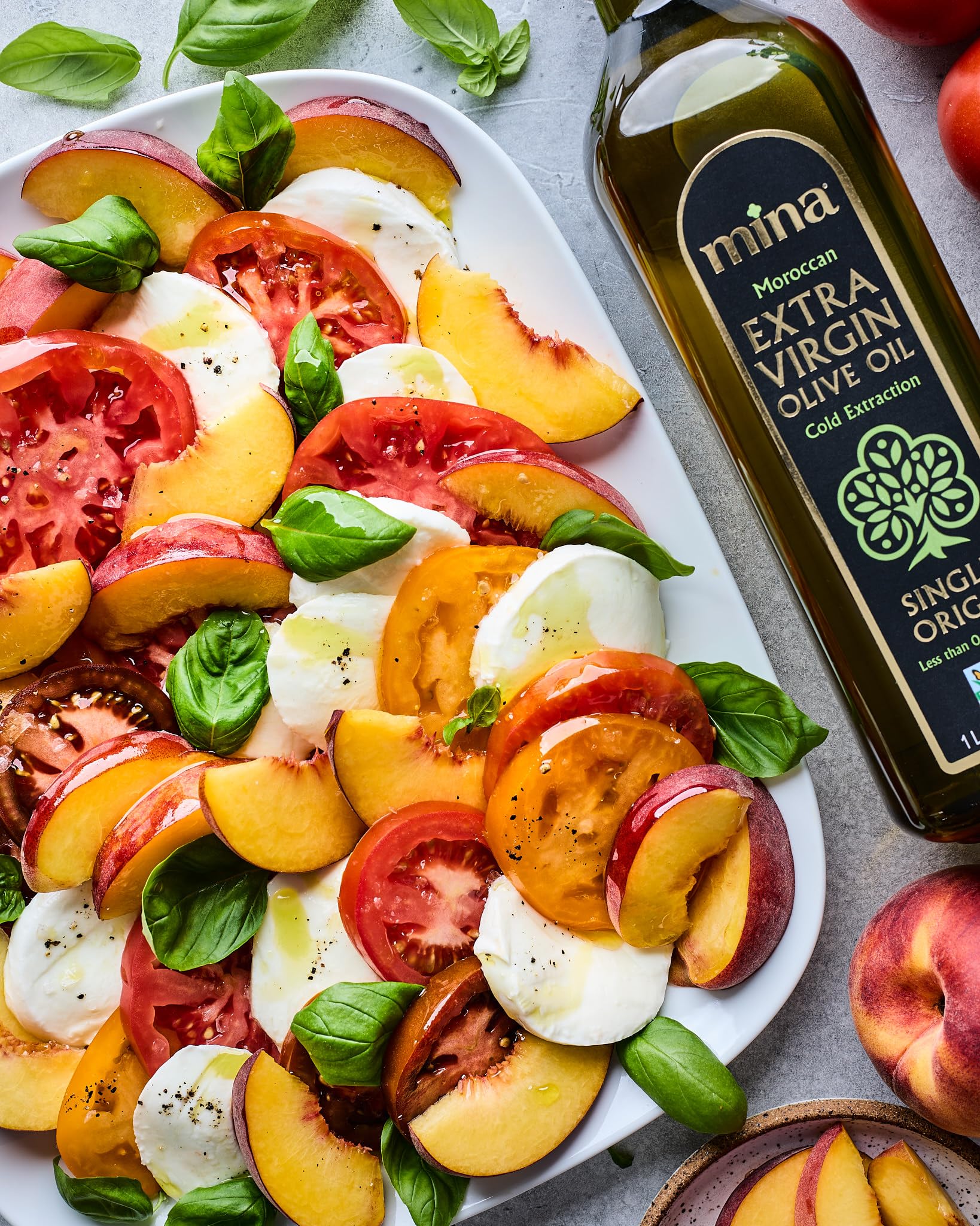 Mina Morocco estate harvest conveys authentic flavor.
