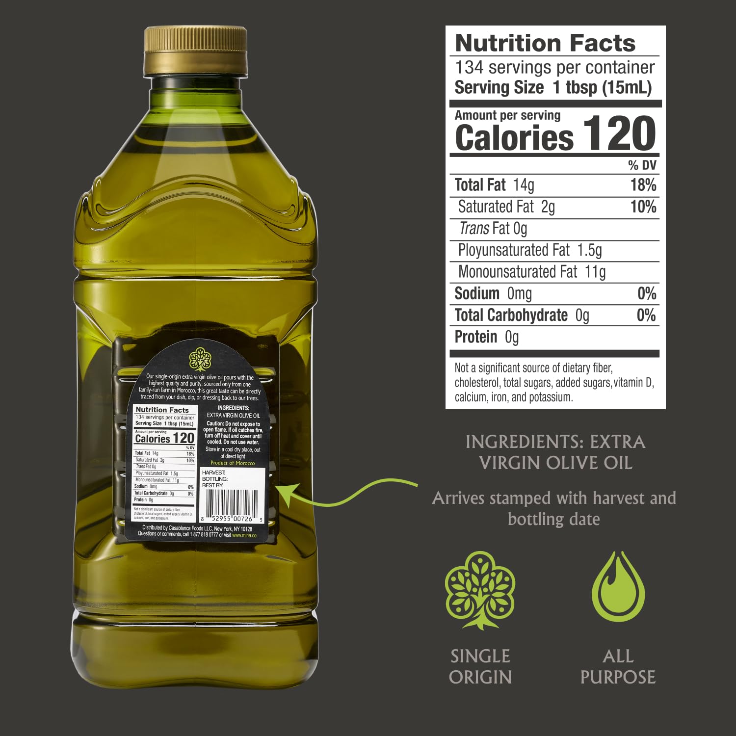 Mina olive oil being poured for a drizzle moment.