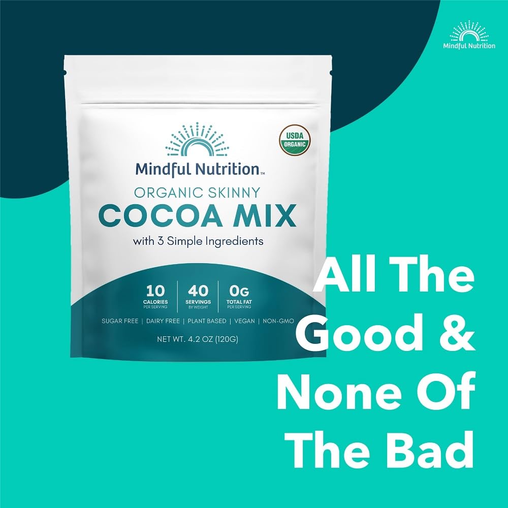 Mindful Nutrition gluten-free and keto-friendly label highlighting low-carb options.