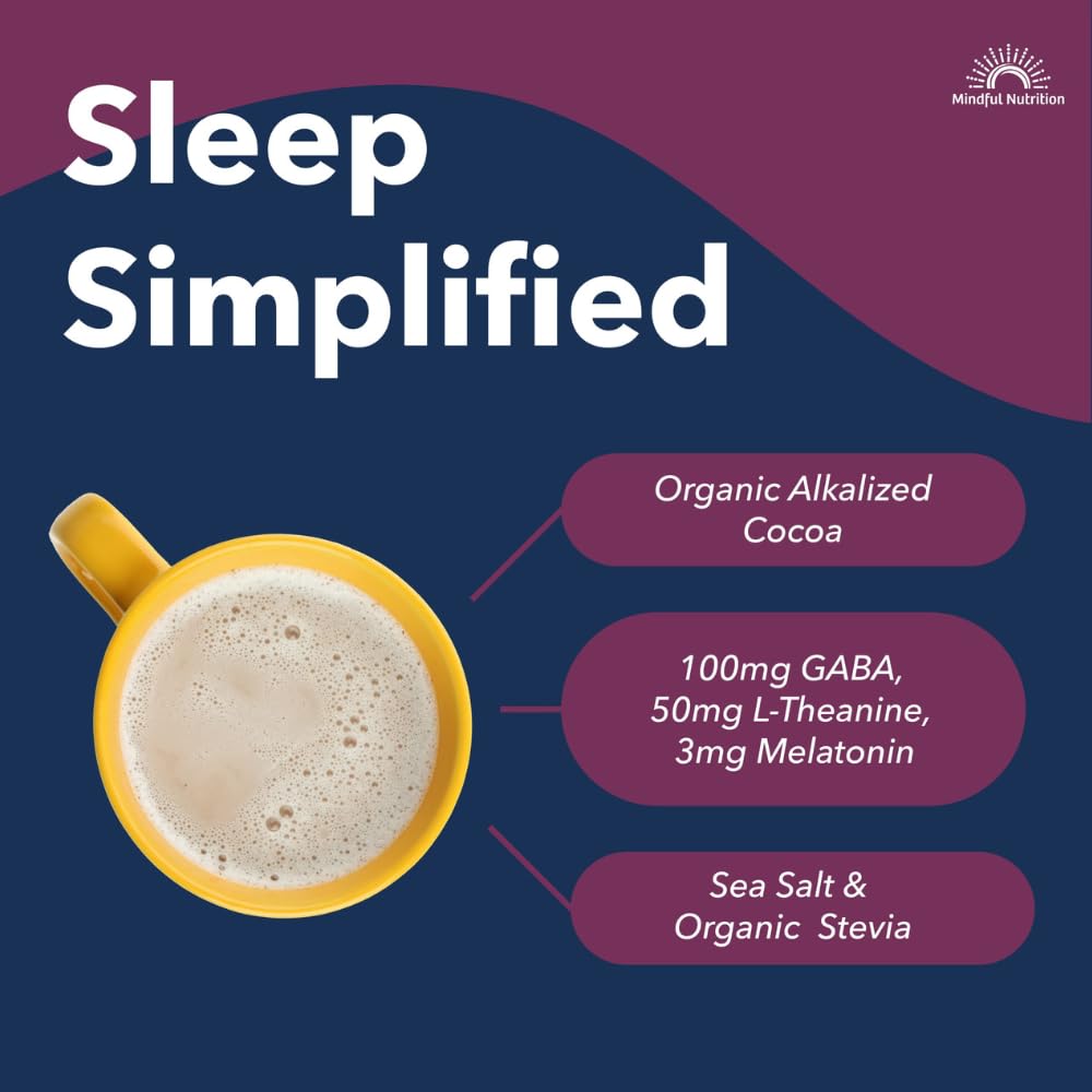 Pour Mindful Evening Cocoa mix into a cup for a warming pre-bedtime drink
