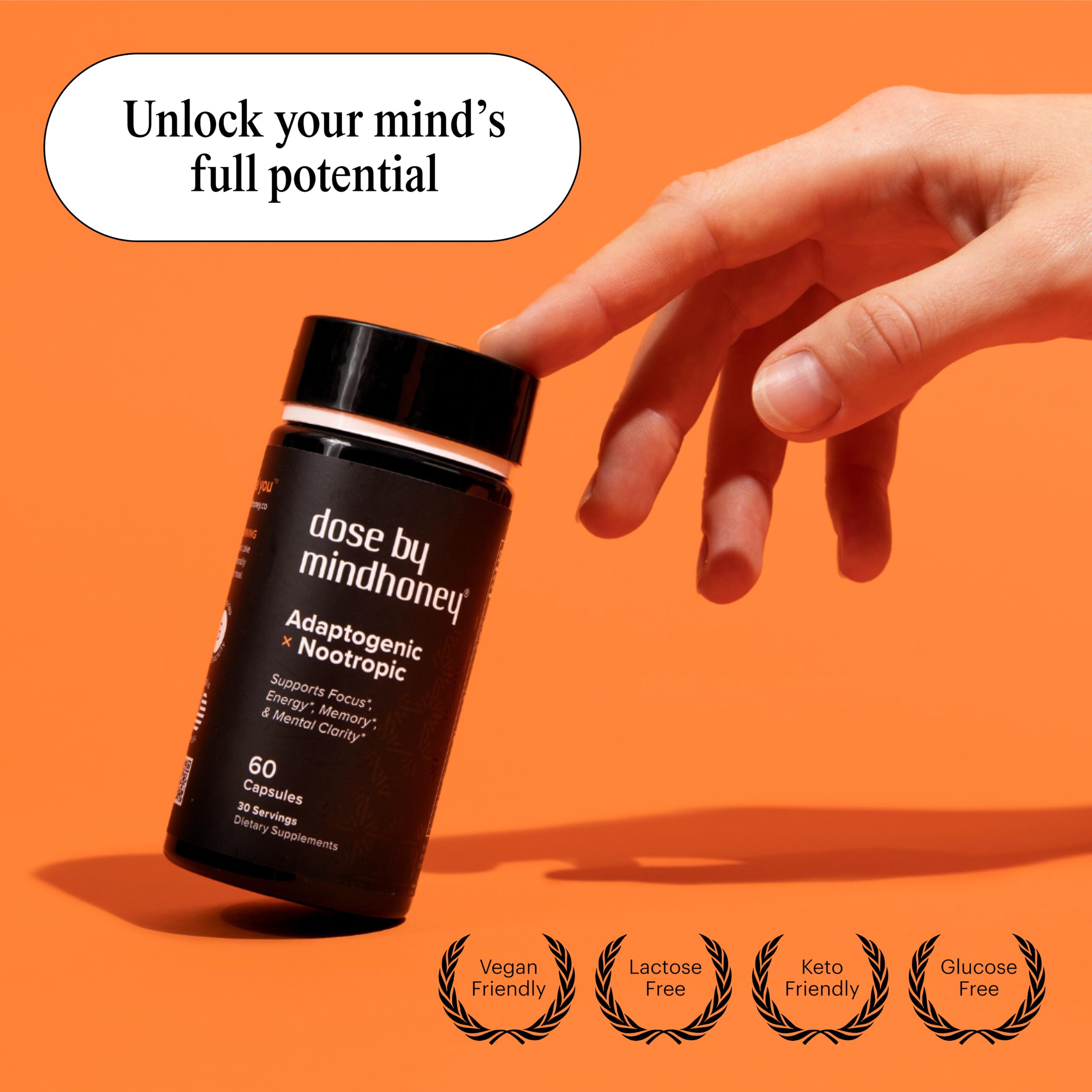 MINDHONEY DOSE on a study desk setup for focused work