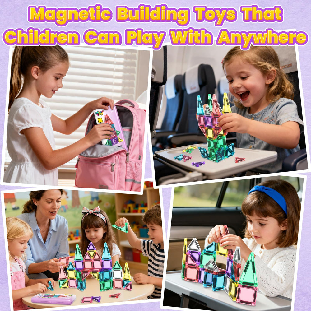 Anti-drop safety design on Minecftoy tiles for travel durability