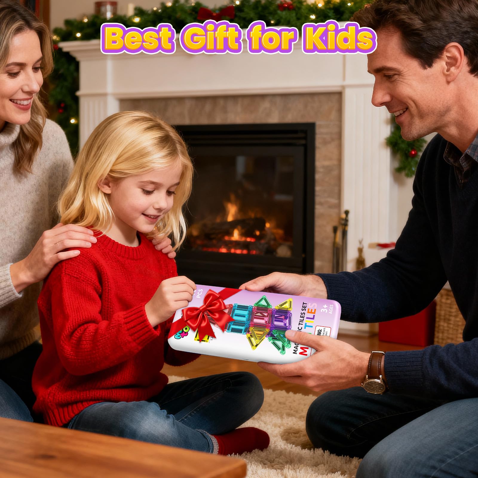 Elegant gift-ready metal packaging by Minecftoy for toddlers and kids