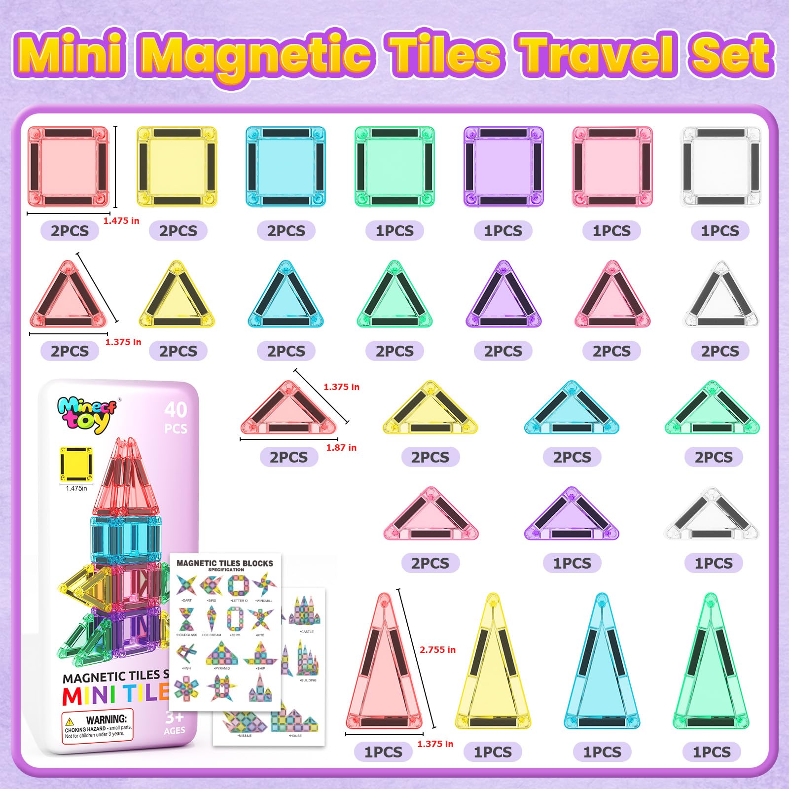 Mini-size blocks compatible with larger Minecftoy sets for expanded play