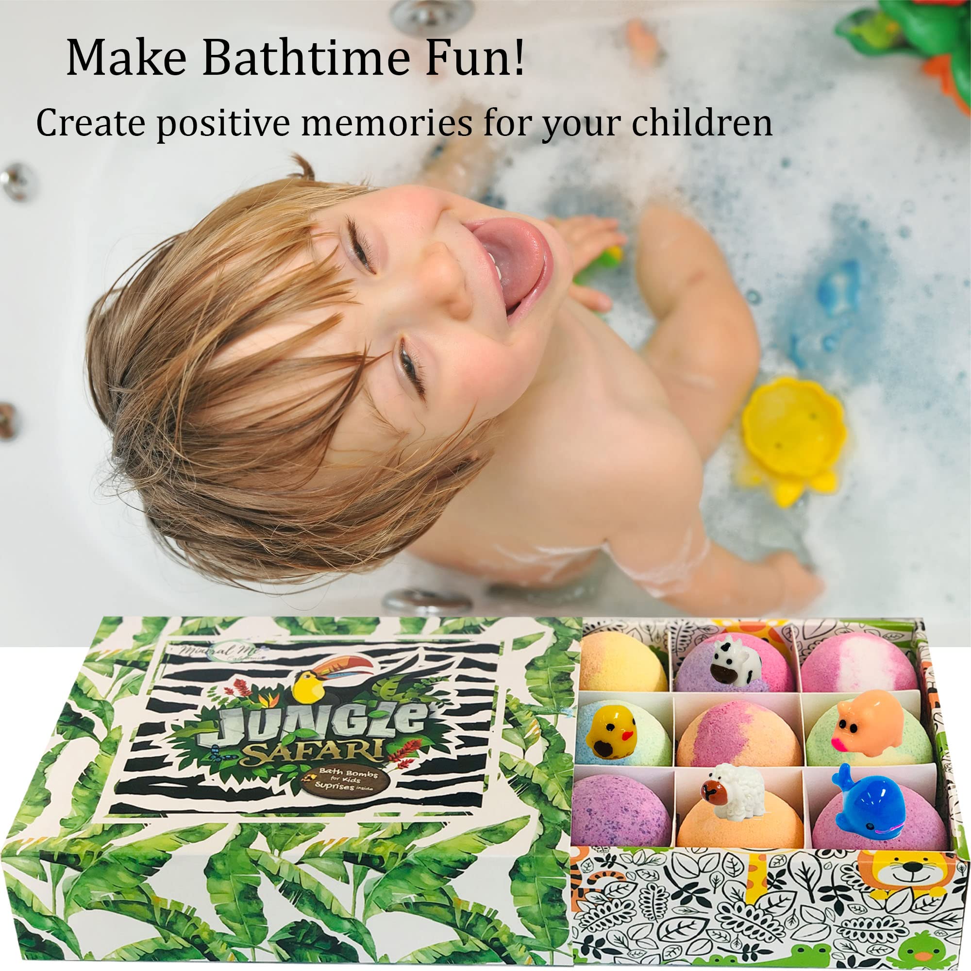Mineral Me California kid-safe bath bomb dissolves cleanly, no stains.