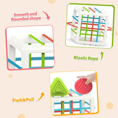 MINGKIDS ABS frame with rounded edges ensures gentle, safe exploration.
